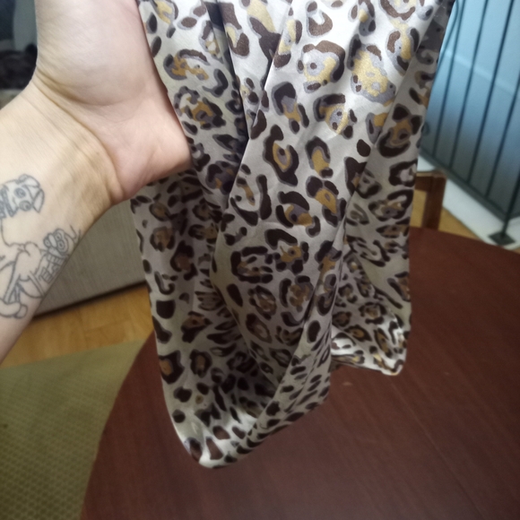 Leopard Print Infinity Scarf - Picture 2 of 3